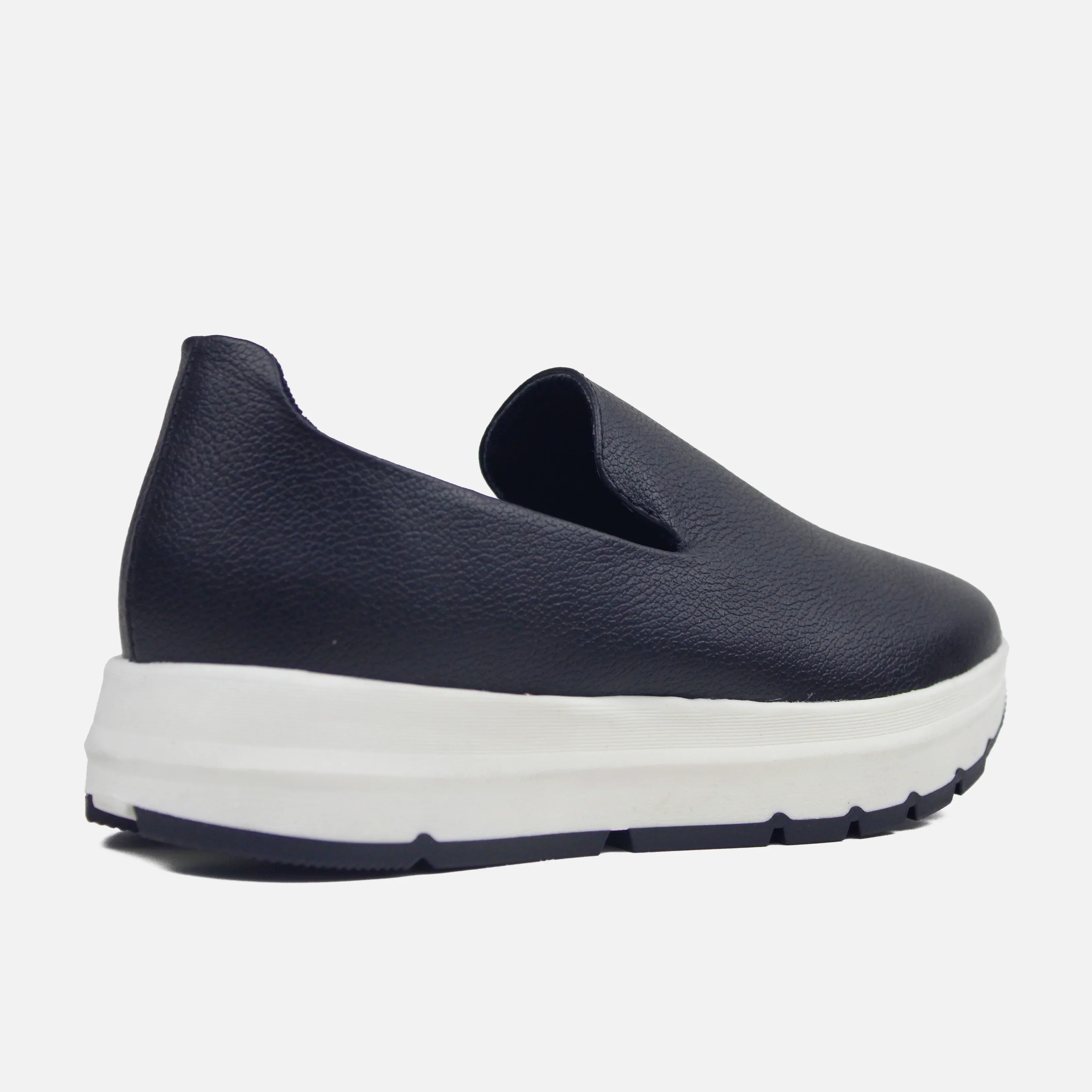 Tenis naira de cuero para mujer - Negro - Image 3