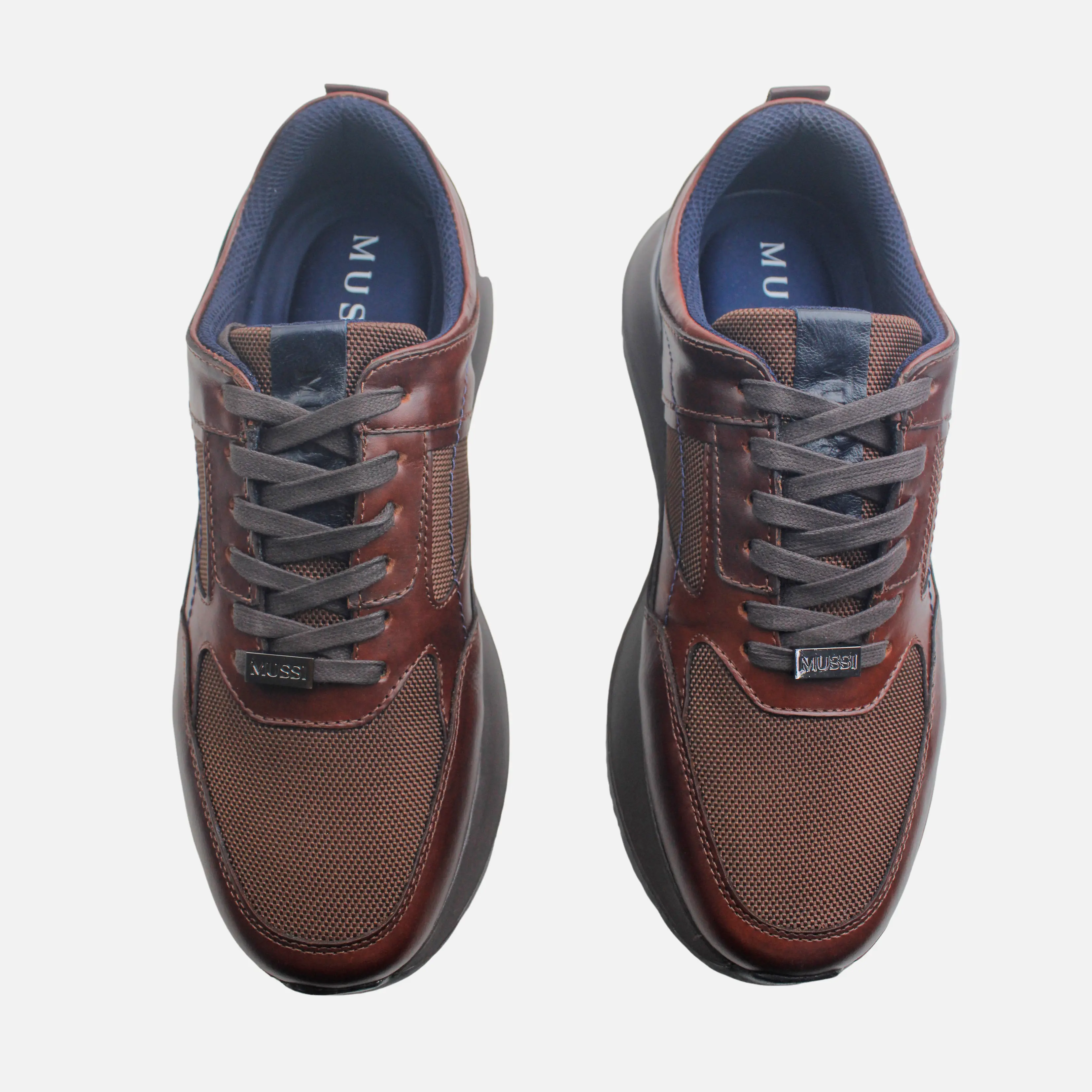 Tenis noan de cuero para hombre - Brandy - Image 4